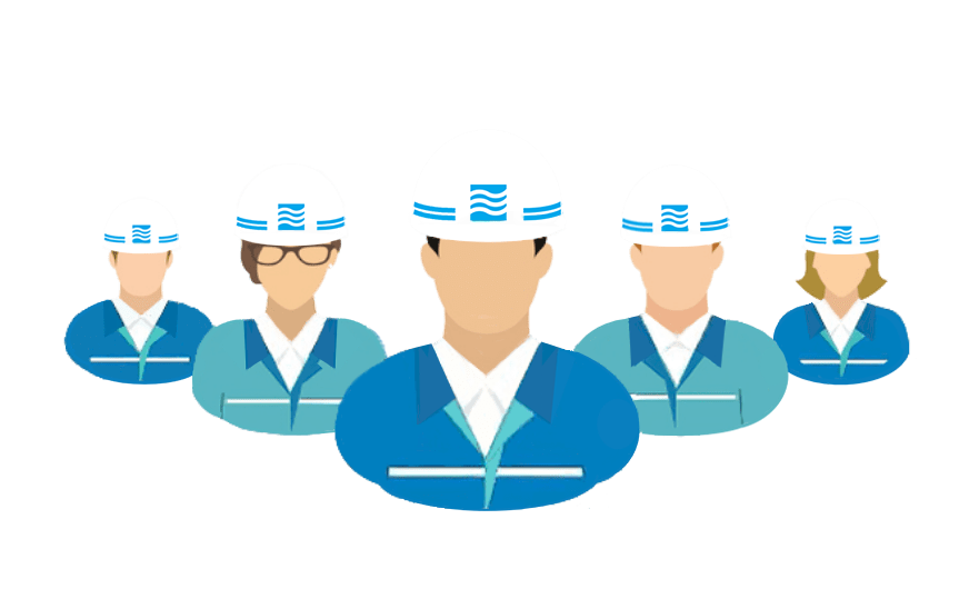 約8割が技術系の社員