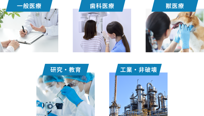TLDバッジサービスは様々な分野で使用されております!